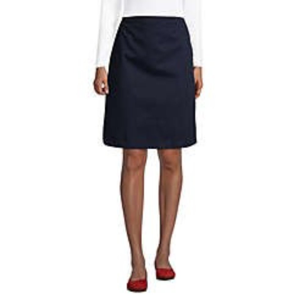 Lands' End Women's Adaptive Blend Chino Skort, NWT